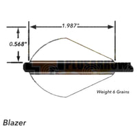 Bohning Blazer 2 Vanes (36 Pack) And Feathers
