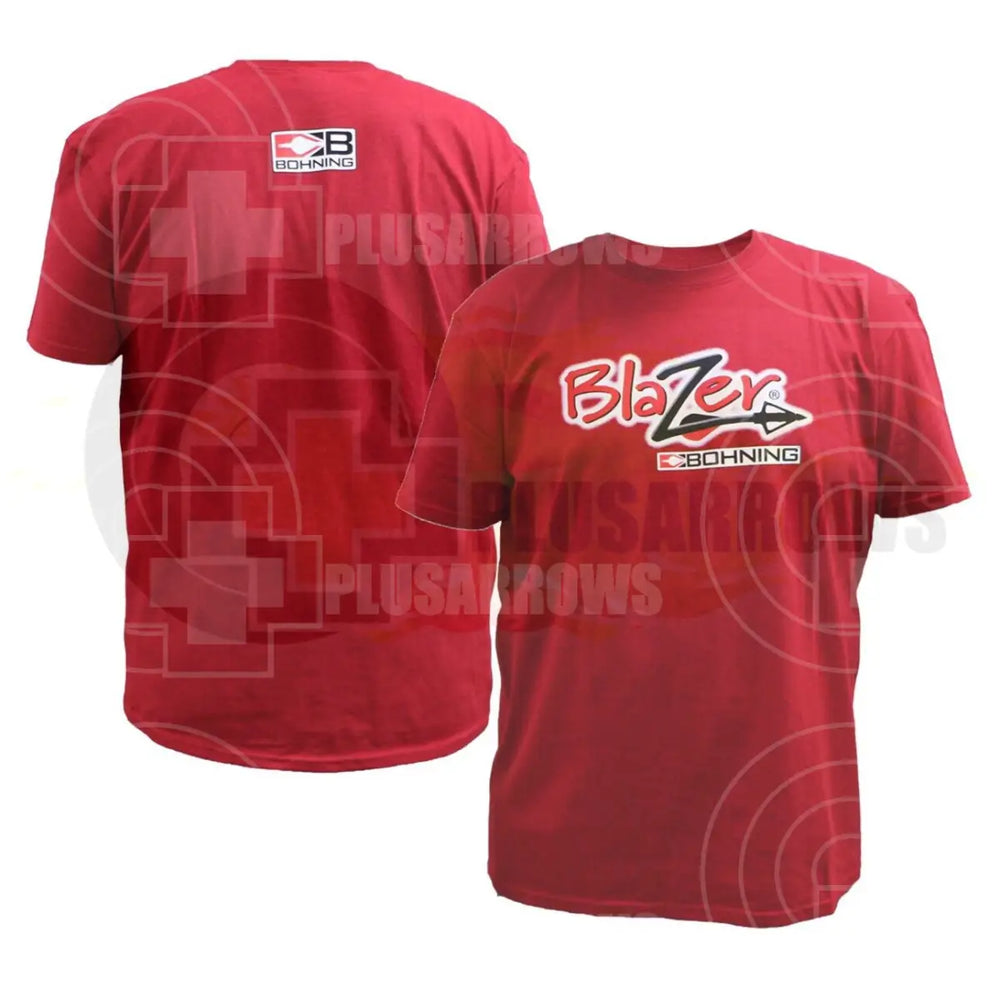 Bohning Red Blazer Tee Shirt - Plusarrows Archery Hunting Outdoors