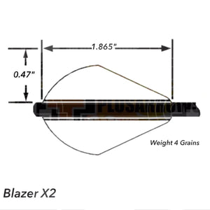 Bohning X2 Blazer Vanes