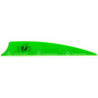 Bohning Bolt 3.5 Vanes Neon Green / 24 Pack And Feathers
