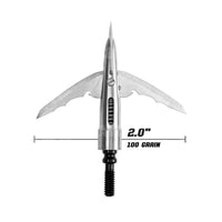Bowmar Beast COC Titanium Mechanical Broadhead (3 Pack) - 2.0” / 100 Grain - Broadhead
