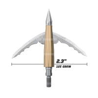 Bowmar Beast Mechanical Broadhead 2.3” / 125 Grain Broad Heads & Small Game Points