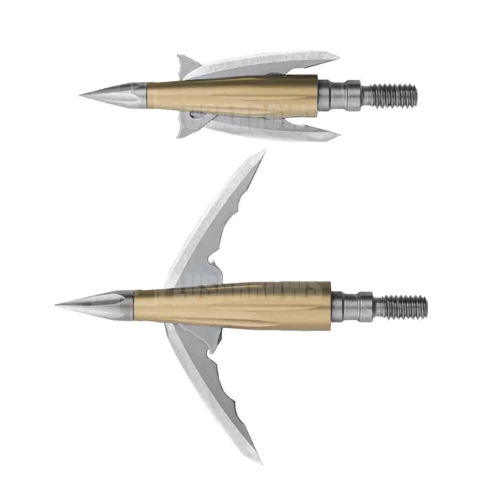 Bowmar Beast Mechanical Broadhead (3 Pack) 100 Grain / 2.0” Broad Heads & Small Game Points