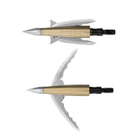 Bowmar Beast Mechanical Broadhead (3 Pack) 125 Grain / 2.0” Broad Heads & Small Game Points