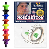 Bowmar Nose Button Recurve Edition Peep Sight & Kisser