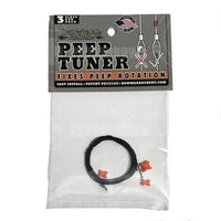 Bowmar Peep Tuner Orange Sight & Kisser Button
