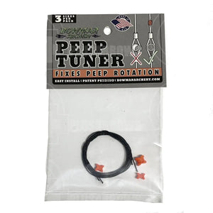 Bowmar Peep Tuner Orange Sight & Kisser Button