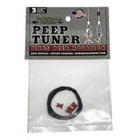 Bowmar Peep Tuner Red Sight & Kisser Button
