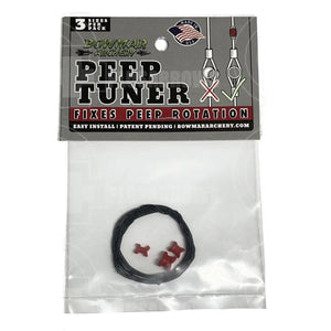 Bowmar Peep Tuner Red Sight & Kisser Button