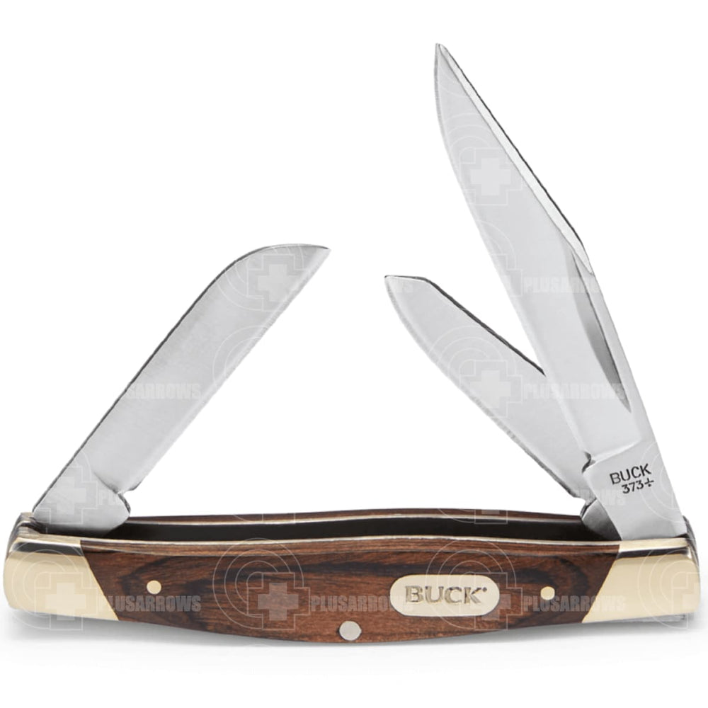 Buck 373 Trio Folding Knife Woodgrain Knives Saws And Sharpeners