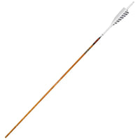 Carbon Legacy Shield Cut White Feather Fletched Arrows (6 Pk) Premade
