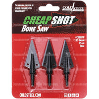 Cheap Shot Bone Saw Broad Head (3 Pack) Heads & Small Game Points