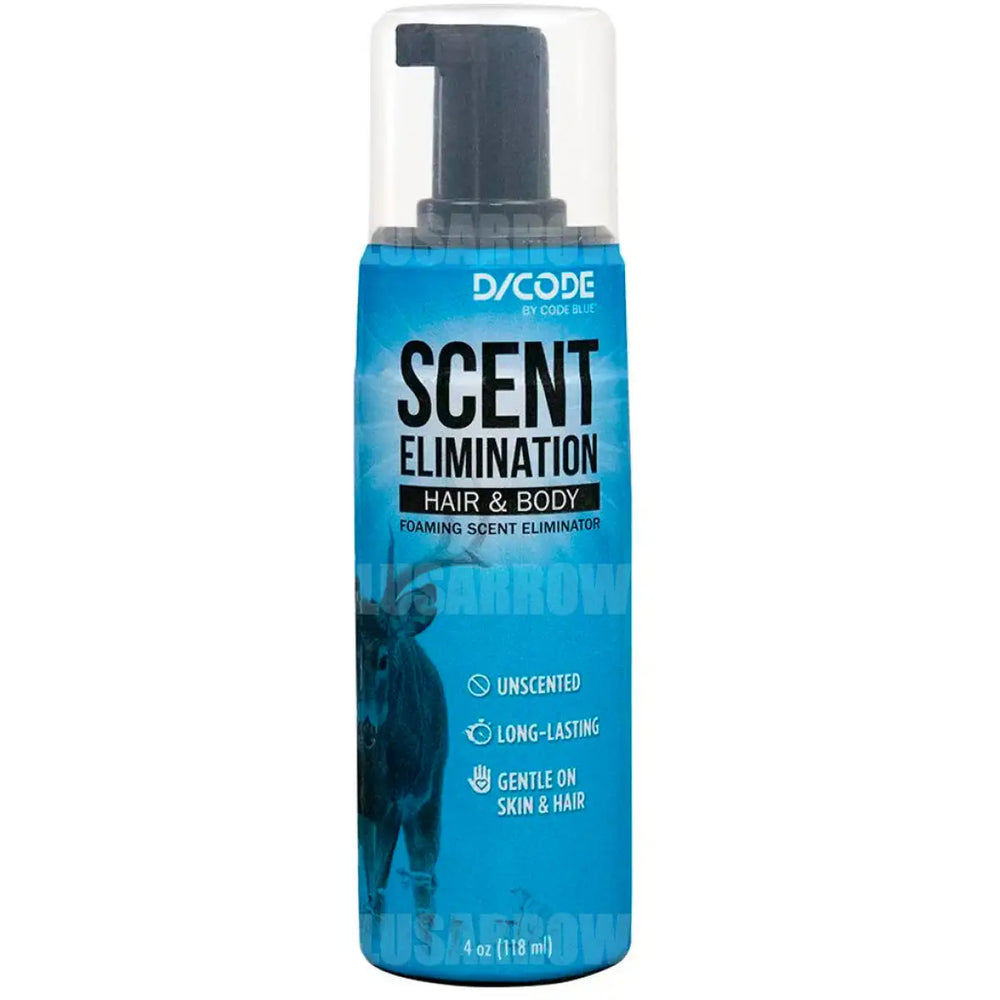 Code Blue Unscented Hair and Body Foam Pump Scent Elimination