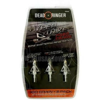 Dead Ringer Hyper Strike Broad Head (3 Pack) Heads & Small Game Points
