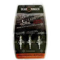 Dead Ringer Hyper Strike Broad Head (3 Pack) Heads & Small Game Points
