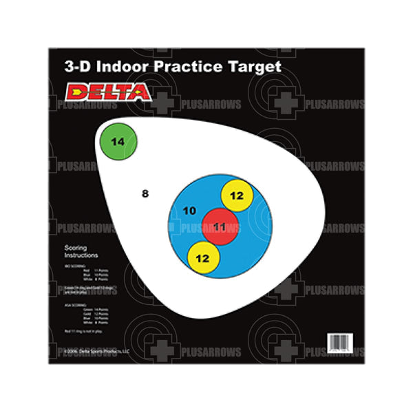 Delta Asa Indoor 3D Paper Target Face Targets