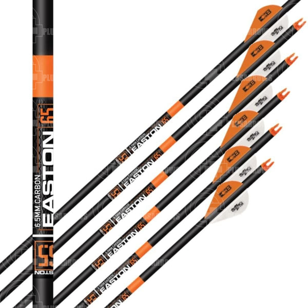 Easton 6.5Mm Bowhunter Arrows (12 Pack) Fletched / 340 Archery Arrow