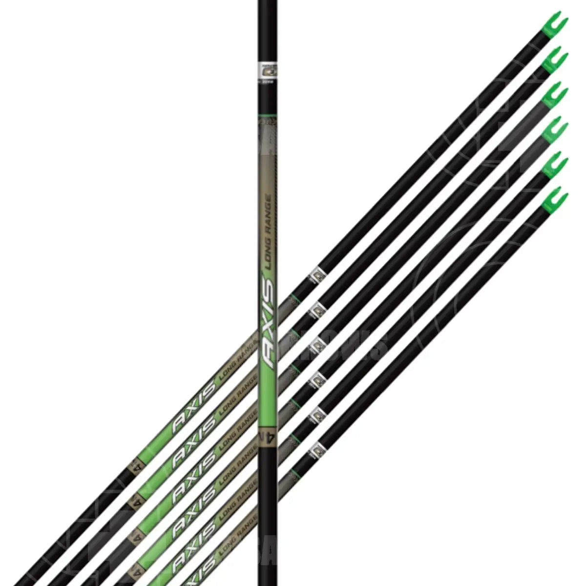 Easton Axis 4mm Long Range Carbon Arrow Shafts (12 Pk 