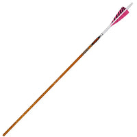 Easton Carbon Legacy Shield Cut Pink Feather Fletched Arrows (6 Pk) - Arrows Premade
