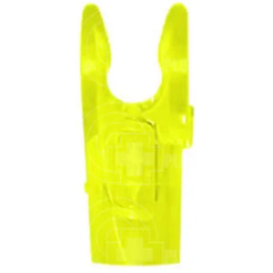 Easton G Large Groove Recurve Pin Nock (12 Pack) Lemon Lime Nocks