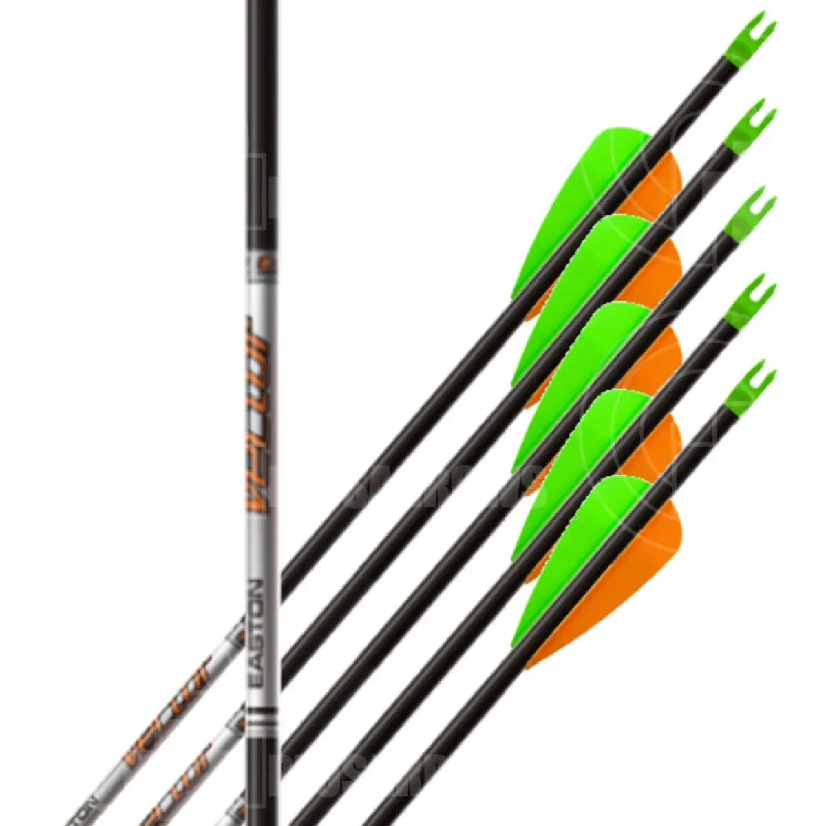 Easton Vector Carbon Arrows – 6-Pack – Sizes 800, 1000, 1200 – Target/Field
