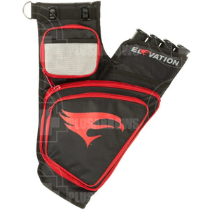 Elevation Transition 4 Tube Quiver Red/black / Right Hand Quivers Belts & Accessories