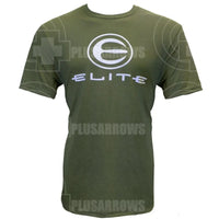 Elite Logo Tee Shirt Green / Large Apparel
