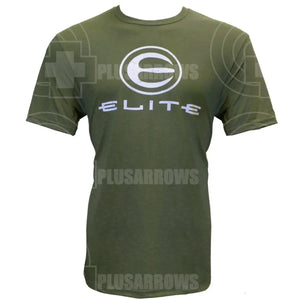 Elite Logo Tee Shirt Green / Large Apparel