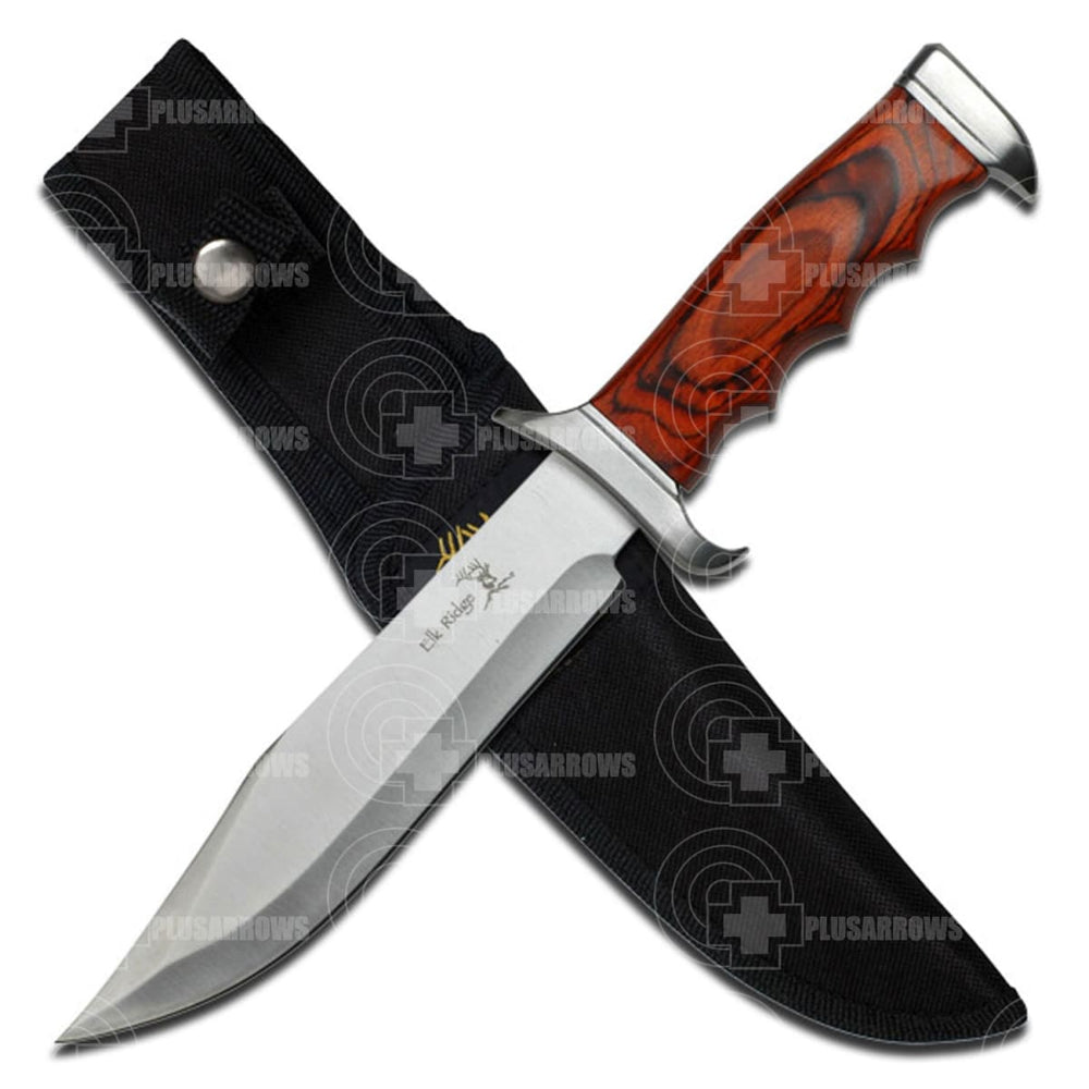 Elk Ridge 12.5 Bowie Fixed Blade Knife Er-012 Knives Saws And Sharpeners