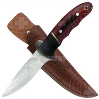 Elk Ridge 7.5 Fixed Bladed Hunting Knife With Sheath Er-029 Knives Saws And Sharpeners
