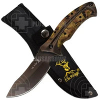 Elk Ridge 9.2 Fixed Blade Camo Handle Knife Er-564Ca Knives Saws And Sharpeners
