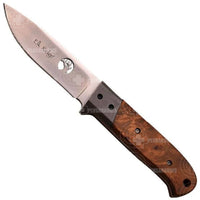 Elk Ridge Burlwood 8 Hunter Fixed Bladed Hunting Knife Er-553Br Knives Saws And Sharpeners
