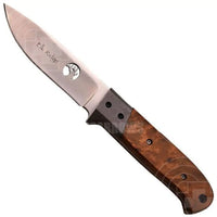 Elk Ridge Burlwood 8 Hunter Fixed Bladed Hunting Knife Er-553Br Knives Saws And Sharpeners
