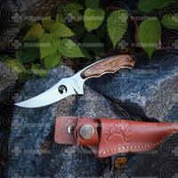 Elk Ridge Full Tang Hunter Fixed Blade Knife With Laser Cut - Camo Er-059Ca Knives Saws And