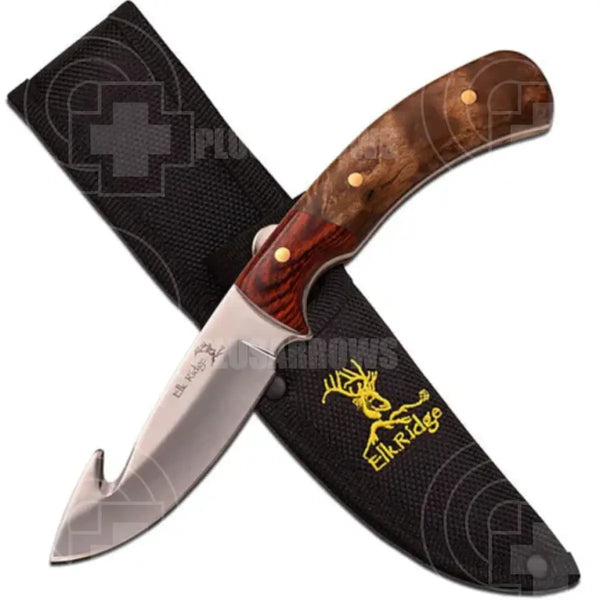Elk Ridge Guthook Full Tang Fixed Blade Knife ER-558 Knives Saws and Sharpeners
