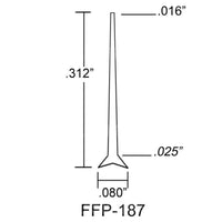 Fletch-Flex 187 Shild Cut Vanes
