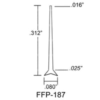 Fletch-Flex 187 Shild Cut Vanes
