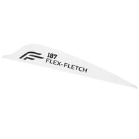 Fletch-Flex 187 Shield Cut Vanes White / 100 Pack Vanes
