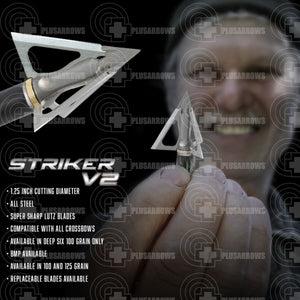 G5 Striker V2 Fixed Blade Broad Head (3 Pack) Heads & Small Game Points