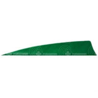 Gateway 3.0 Right Wing Shield Cut Feathers Green / 12 Pack Vanes And