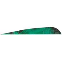 Gateway 3.0 Tre Colour Right Wing Feathers Green / 36 Pack Vanes And
