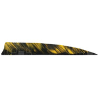 Gateway 4.0 Tre Colour Shield Cut Feathers Yellow / 12 Pack Vanes And
