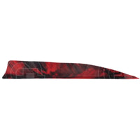 Gateway 4.0 Tre Colour Shield Cut Feathers Red / 12 Pack Vanes And
