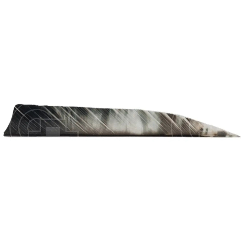 Gateway 4.0 Tre Colour Shield Cut Feathers Bark / 12 Pack Vanes And