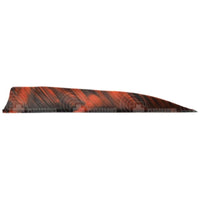 Gateway 4.0 Tre Colour Shield Cut Feathers Orange / 12 Pack Vanes And
