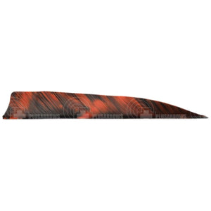 Gateway 4.0 Tre Colour Shield Cut Feathers Orange / 12 Pack Vanes And