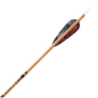 Gold Tip Traditional Tre Feather Fletched Arrows (6 Pk) Premade
