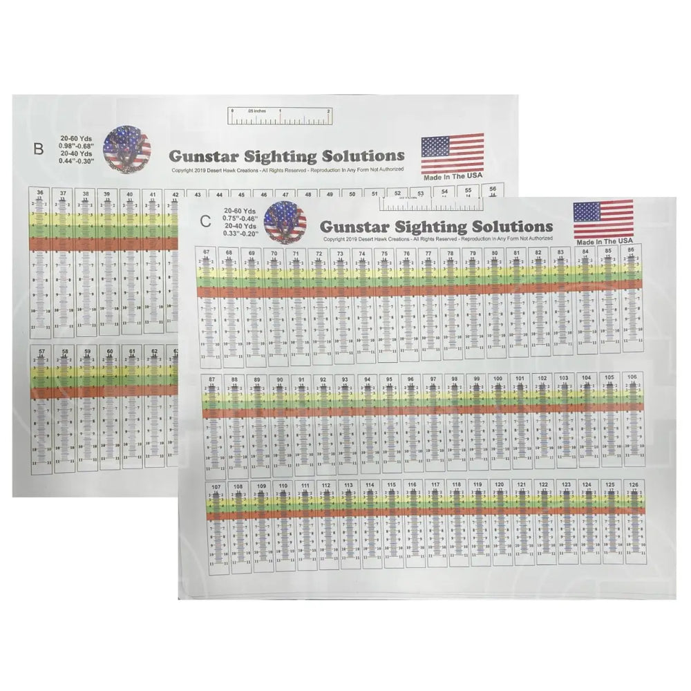 Gunstar Pro Series Sight Tapes