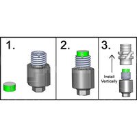 Hamskea Insight Peep Sight & Kisser Button
