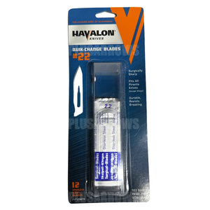 Havalon Piranta Replacement Blades #22 - 12 Pack Knives Saws And Sharpeners